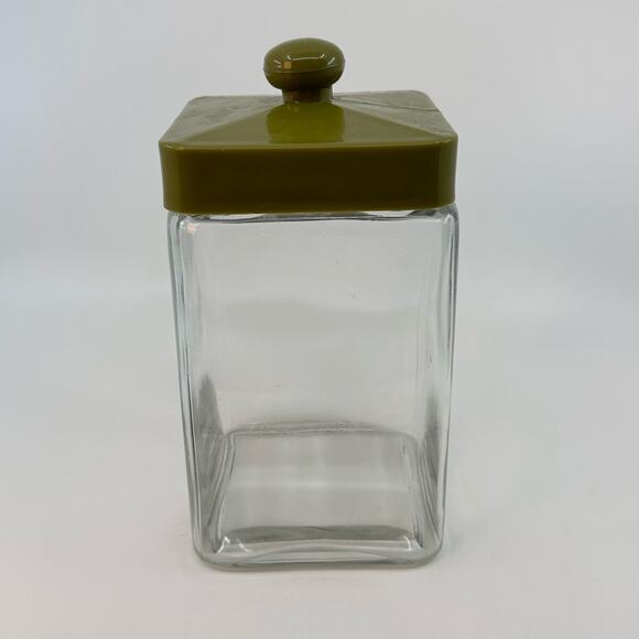 Glass Kitchen Food Storage Jar with Traditional Style Lid Household Clear Glass - Picture 4 of 5